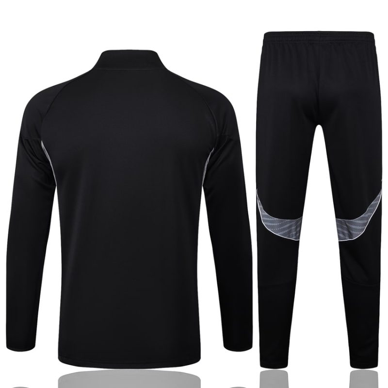 Survetement Real Madrid Veste 2024 2025 Noir Gris 4 Survetement Inter Miami Veste 2024 2025 Noir