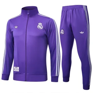 Real Madrid Tracksuit Peleti 2024 2025 Viole