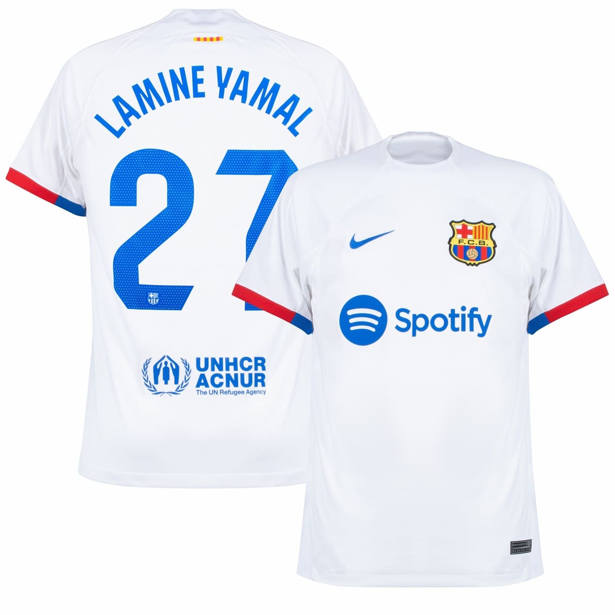FC Barcelona 2023-2024 ホームジャージ Lamine Ya Nike Barcelona 3rd Lamine Yamal 27 Jersey 2023-2024 (La Liga)