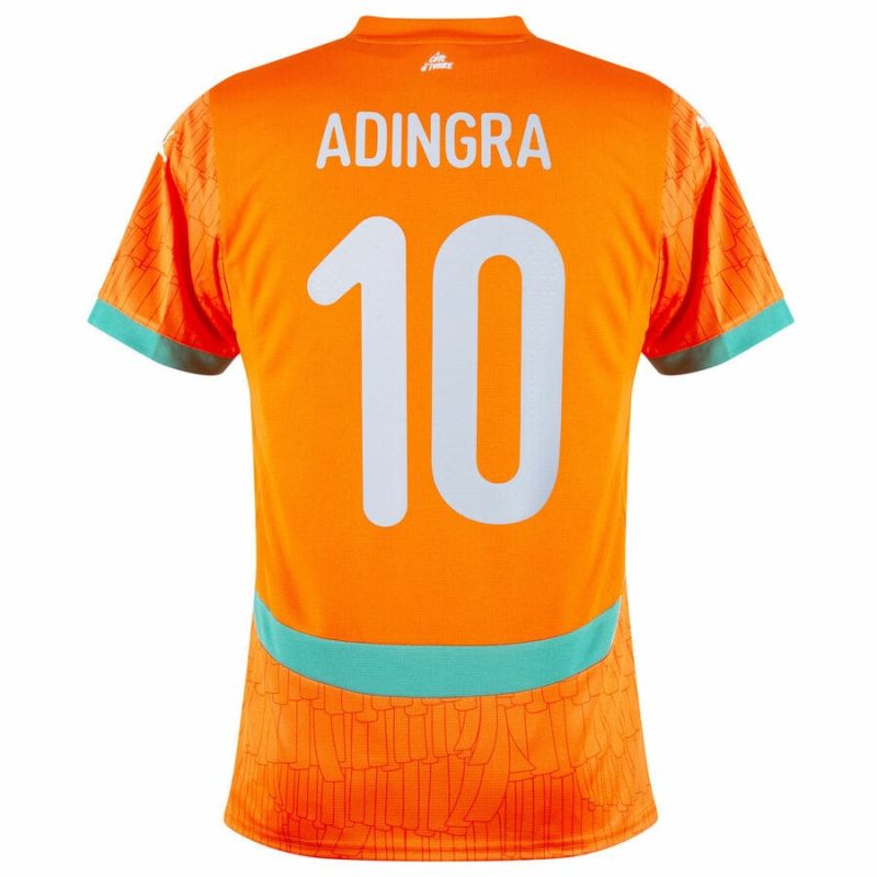 Maillot Cote d'Ivoire Domicile 2024 2025 Adingra (3) Maillot Cote d'Ivoire Domicile 2024 2025 Adingra