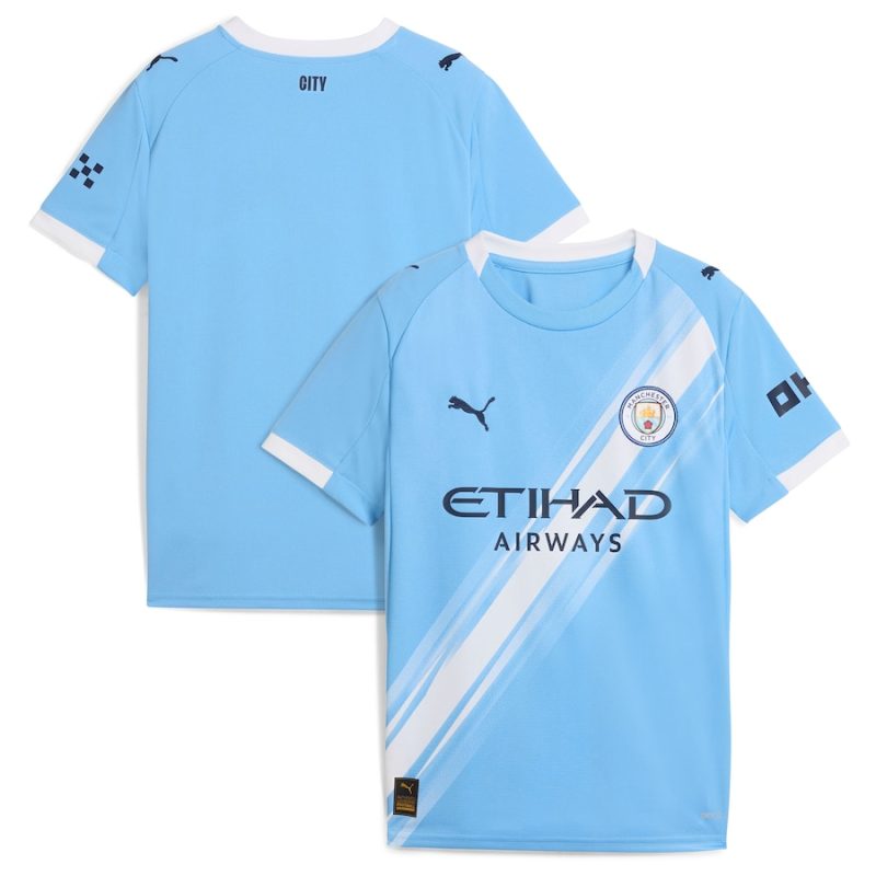 Maillot Enfant Manchester City Domicile 2025 2026 (2) Maillot Enfant Manchester City Domicile 2025 2026