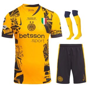 Maillot Kit Enfant Inter Milan Third Finale UCL Munich 2025