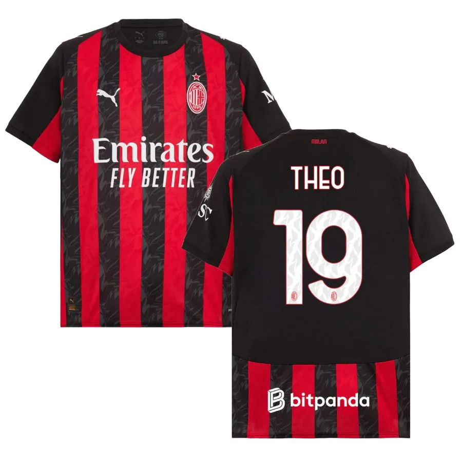 AC Milan Home Jersey 2025 2026 Theo