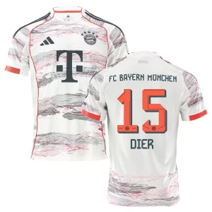 Camiseta Bayern Munich Visitante 2025 2026 Dier