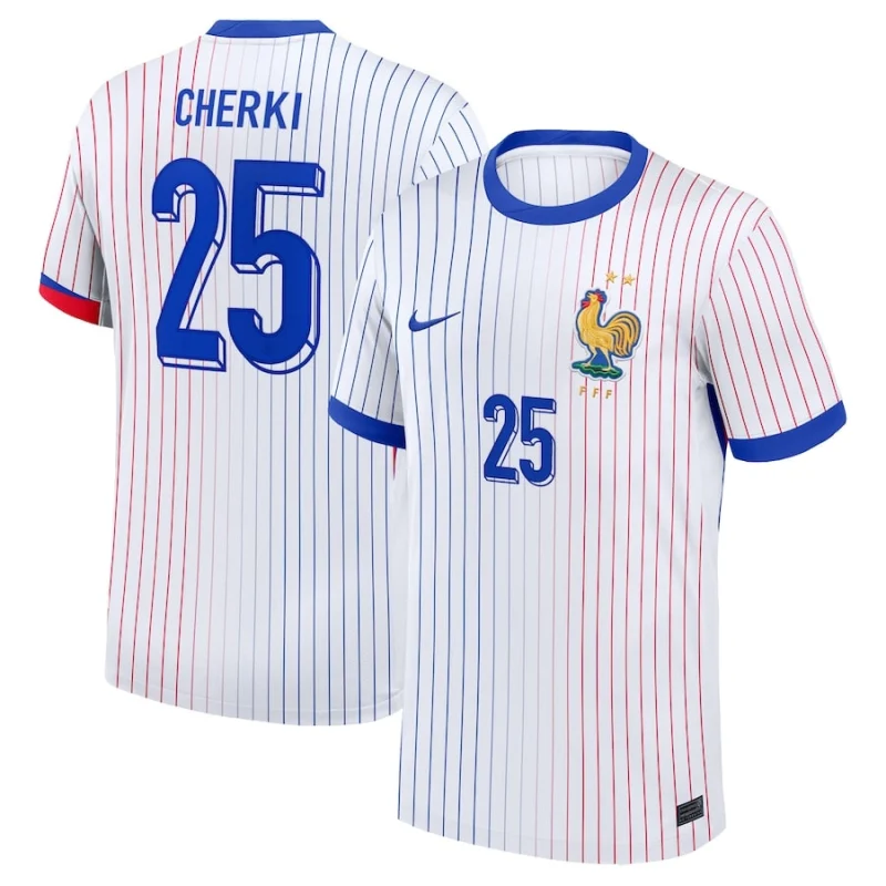 France National Team Away Jersey 2024 2025 Cherki