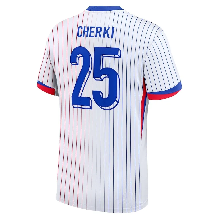 France National Team Away Jersey 2024 2025 Cherki