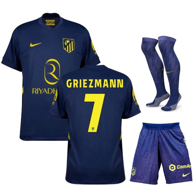 Maillot Kit Enfant Atletico Madrid Exterieur 2025 2026 Griezmann