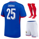 Maillot Kit Enfant Equipe de France 2024 2025 Cherki