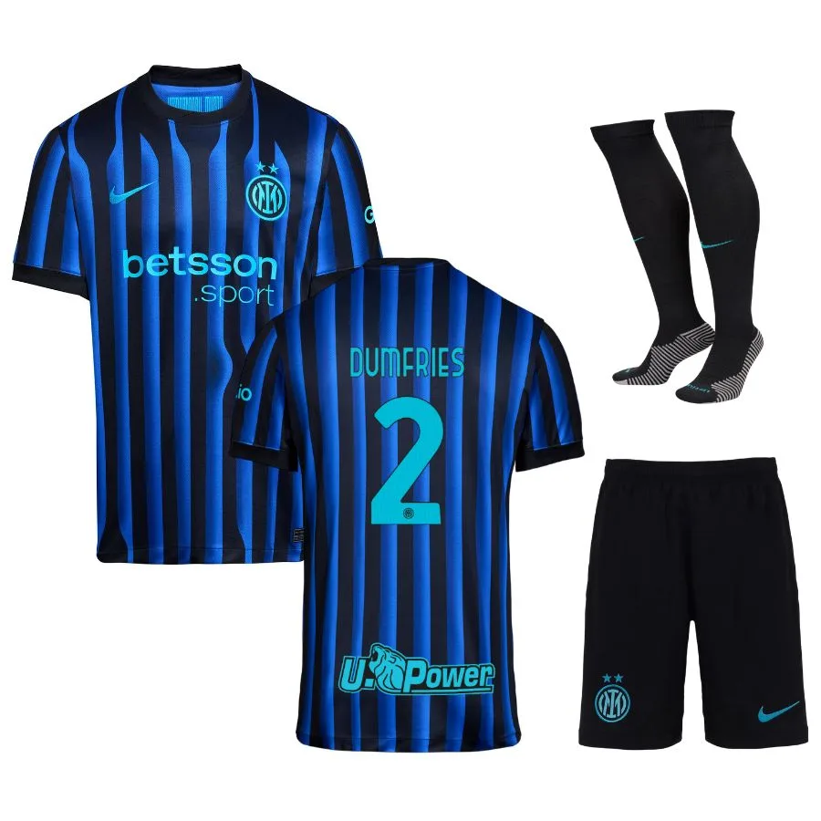 Maillot Kit Enfant Inter Milan Domicile 2025 2026 Dumfries