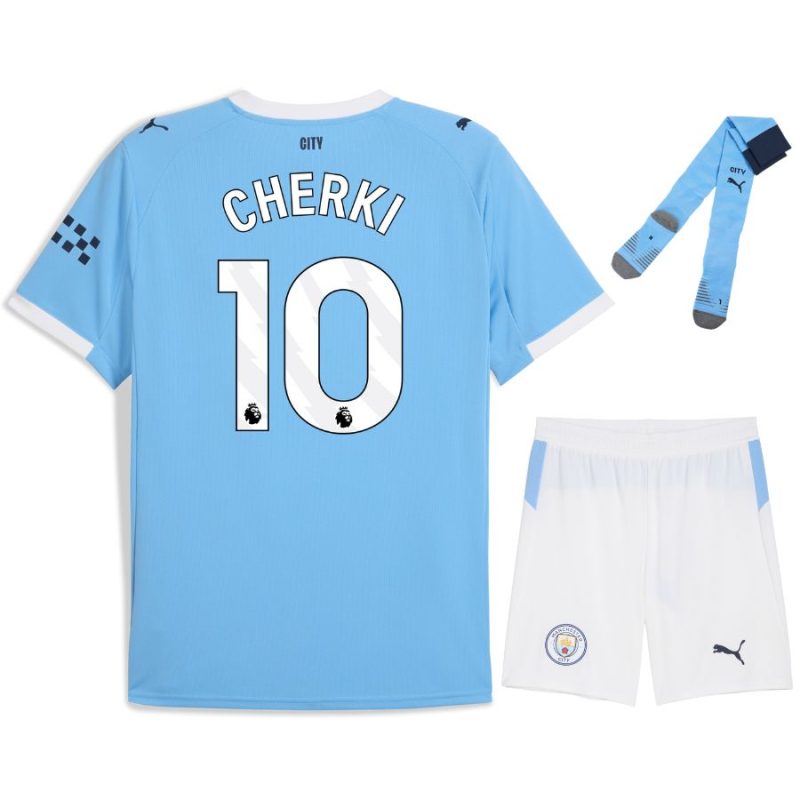 Maillot Kit Enfant Manchester City Domicile 2025 2026 Cherki