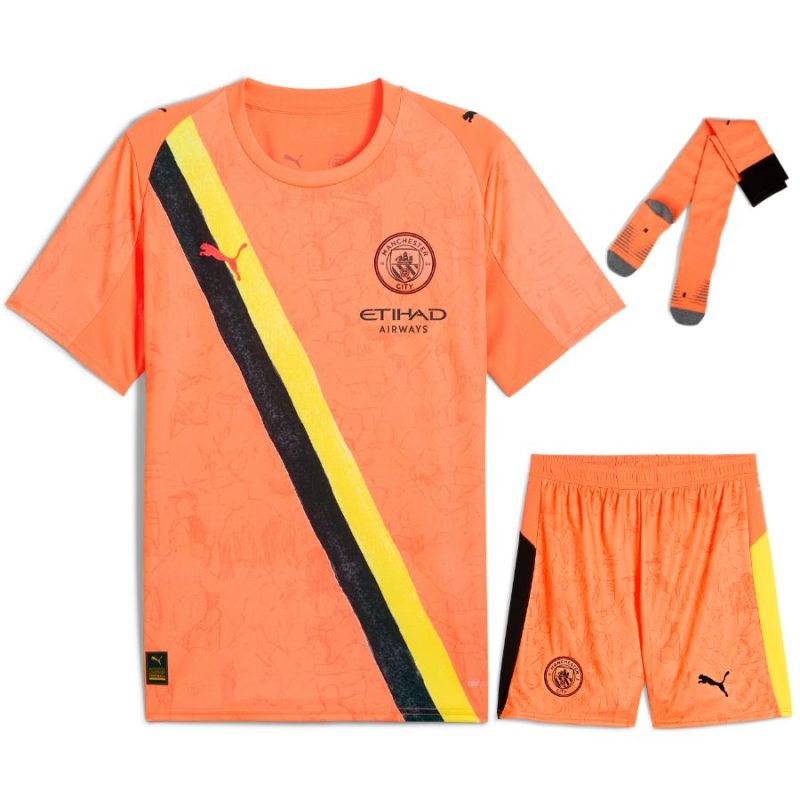 Maillot Kit Enfant Manchester City Exterieur Coupe du Monde des Clubs 2025