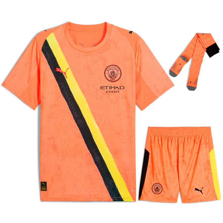 Maillot Kit Enfant Manchester City Exterieur Coupe du Monde des Clubs 2025