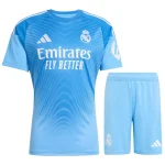 Real Madrid Home 2025 2026 Torwart-Kit Kindertrikot