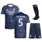 Camiseta Real Madrid Segunda Equipación Infantil 2025 2026 Bellingham