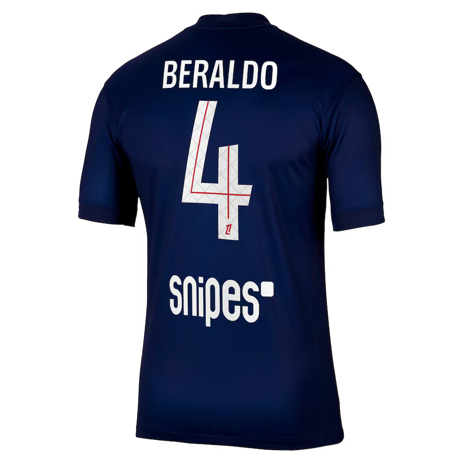 Maillot PSG Domicile 2025 2026 Beraldo