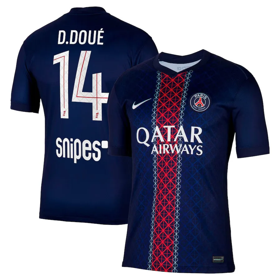 Maillot PSG Domicile 2025 2026 Désiré Doué (1) Maillot PSG Domicile 2025 2026 Désiré Doué