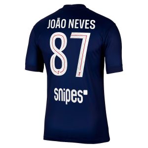 Maillot PSG Domicile 2025 2026 Joao Neves