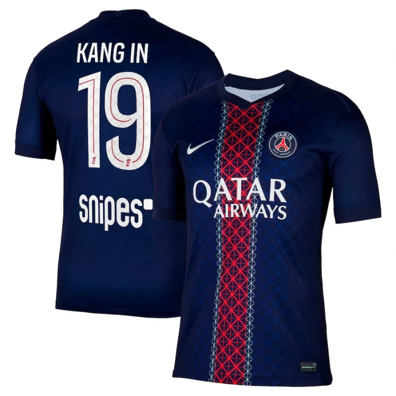 Maillot PSG Domicile 2025 2026 Kang In