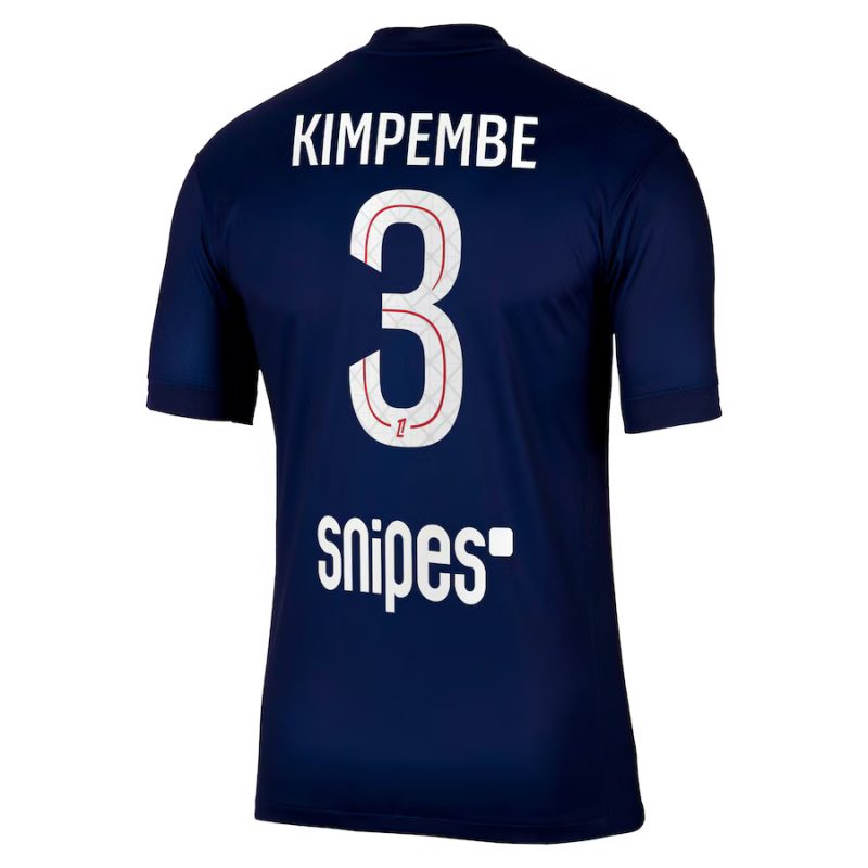 Maillot PSG Domicile 2025 2026 Kimpembe (2) Maillot PSG Domicile 2025 2026 Kimpembe