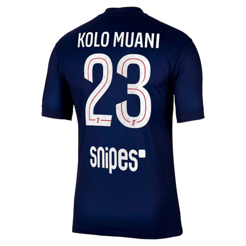 Maillot PSG Domicile 2025 2026 Kolo Muani (2) Maillot PSG Domicile 2025 2026 Kolo Muani