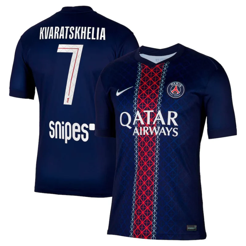 Maillot PSG Domicile 2025 2026 Kvaratskhelia