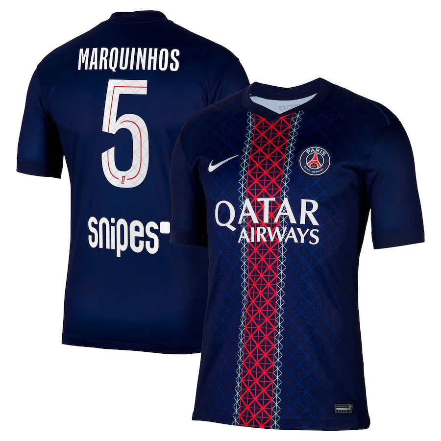 Maillot PSG Domicile 2025 2026 Marquinhos (1) Maillot PSG Domicile 2025 2026 Marquinhos