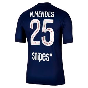 Maillot PSG Domicile 2025 2026 Mendes