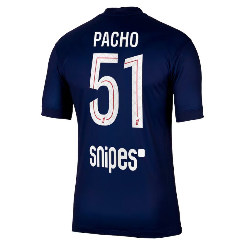 Maillot PSG Domicile 2025 2026 Pacho (2) Maillot PSG Domicile 2025 2026 Pacho