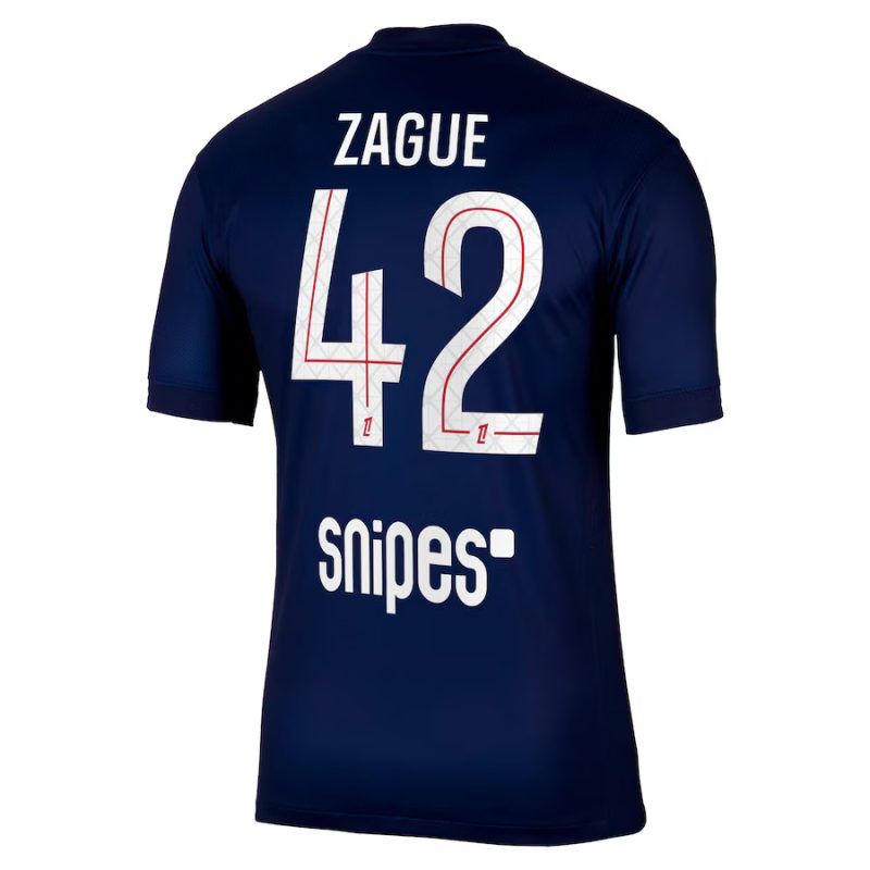 Maillot PSG Domicile 2025 2026 Zague (2) Maillot PSG Domicile 2025 2026 Zague