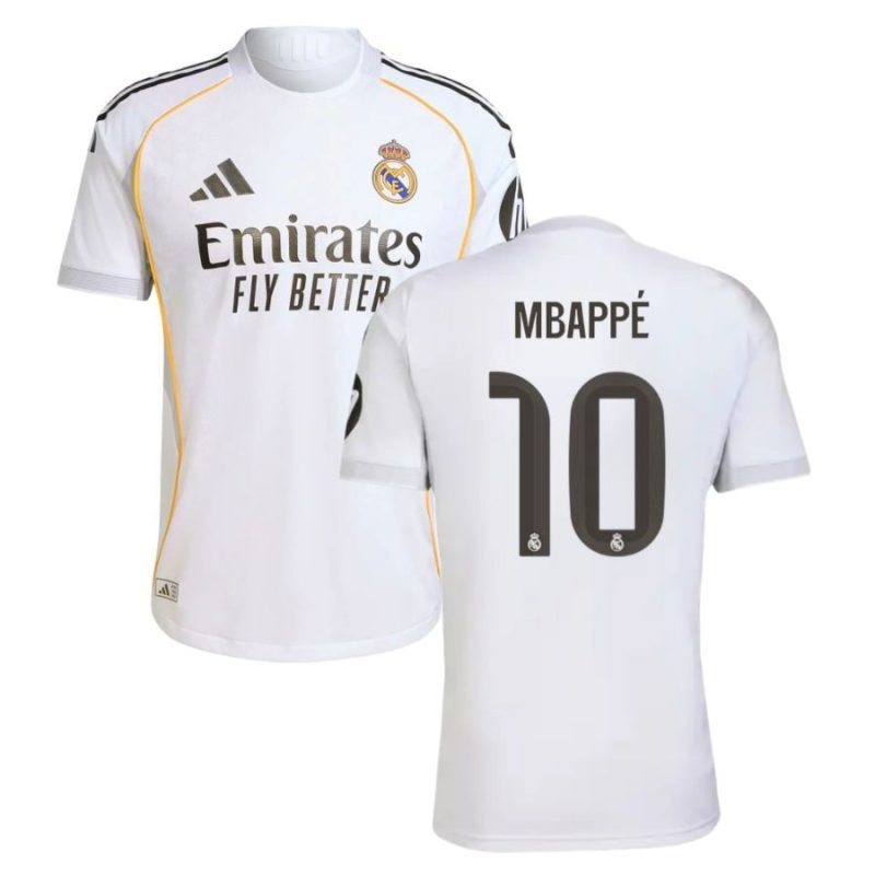 Maillot Real Madrid Domicile 2025 2026 Mbappe (1)