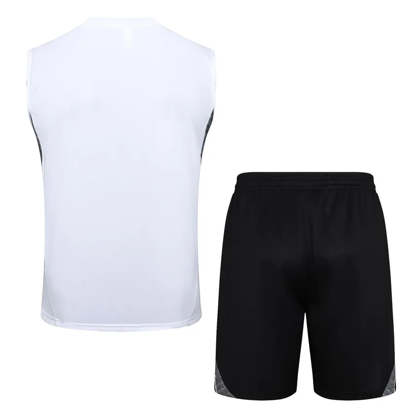 Debardeur Short Real Madrid 2025 2026 Blanc Clair
