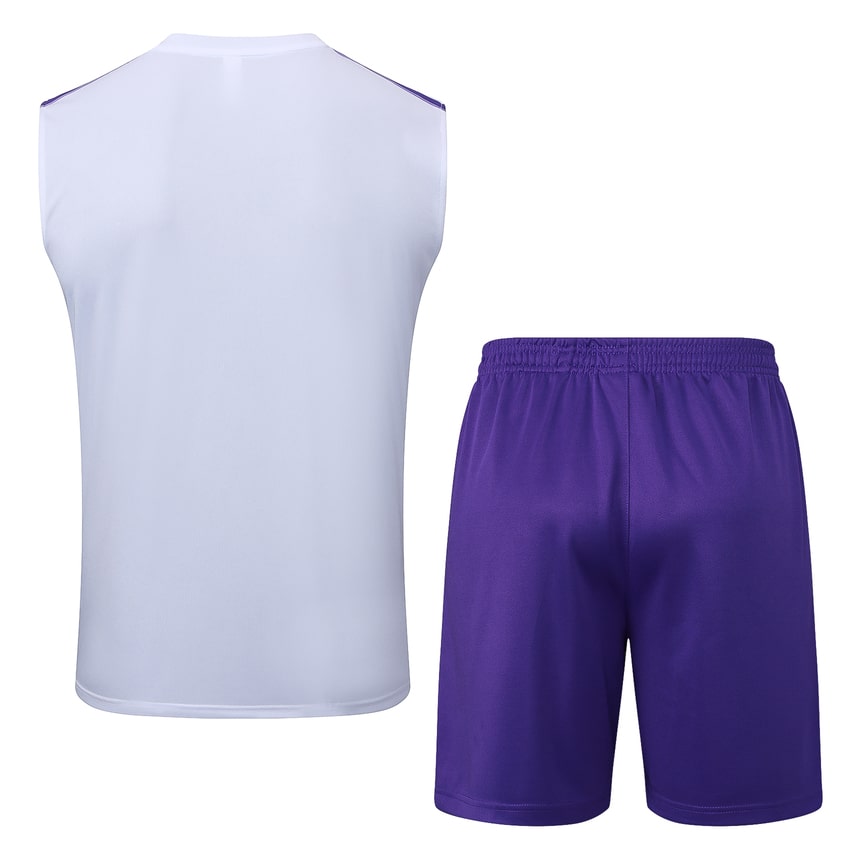 Debardeur Short Real Madrid 2025 2026 Blanc Violet