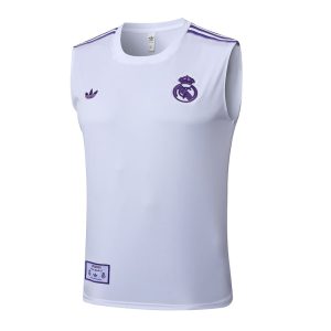 Debardeur Short Real Madrid 2025 2026 Blanc Violet