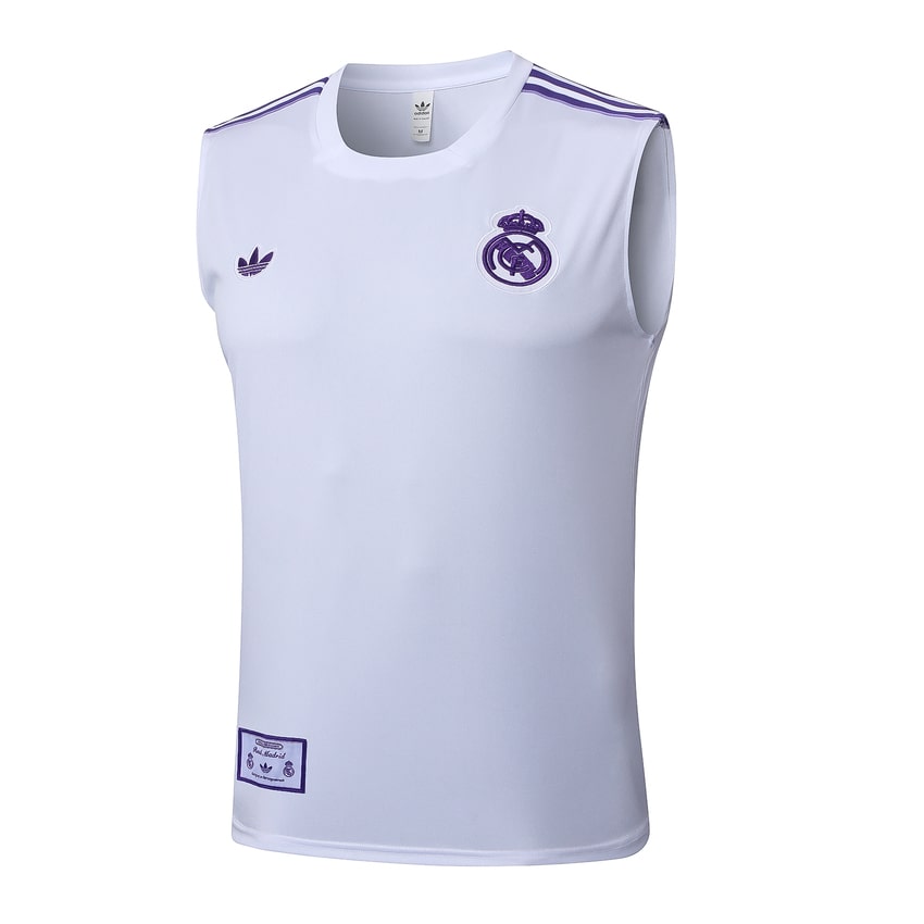 Debardeur Short Real Madrid 2025 2026 Blanc Violet