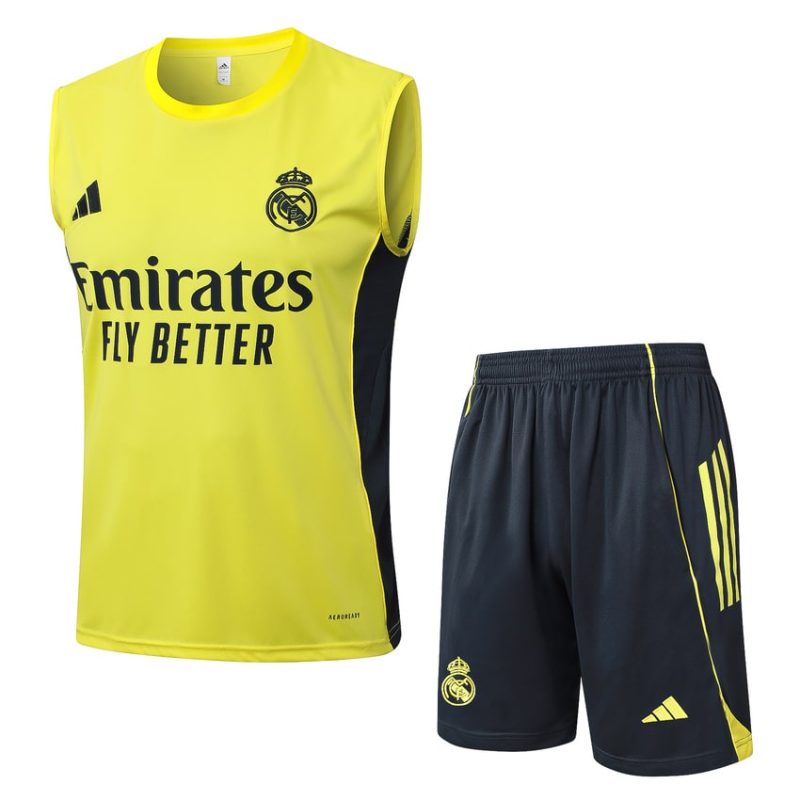 Debardeur Short Real Madrid 2025 2026 Jaune