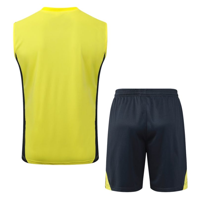 Debardeur Short Real Madrid 2025 2026 Jaune (4) Debardeur Short Real Madrid 2025 2026 Jaune
