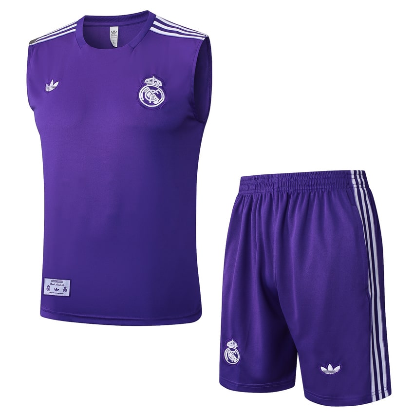 Debardeur Short Real Madrid 2025 2026 Violet (1) Debardeur Short Real Madrid 2025 2026 Violet
