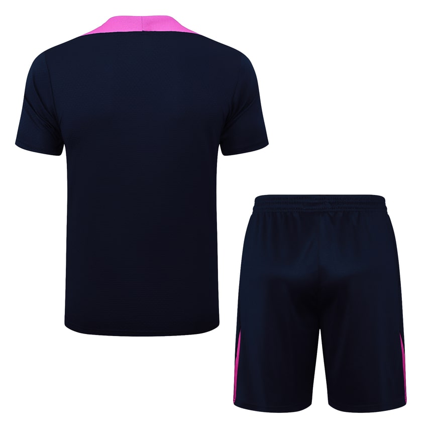 Ensemble Maillot Short Barca 2025 2026 Noir Rose