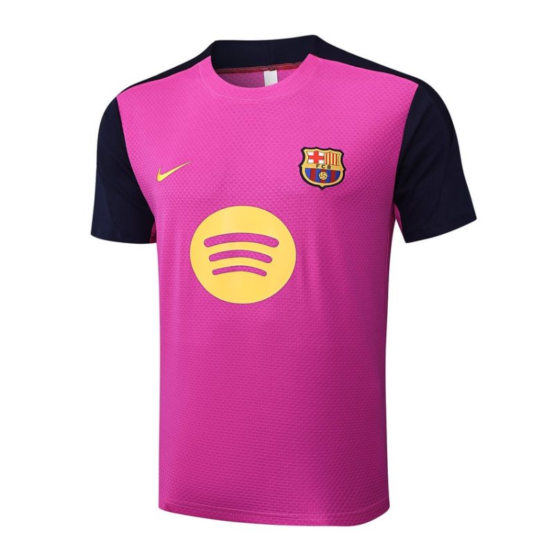 Ensemble Maillot Short Barca 2025 2026 Rose Noir (3) Ensemble Maillot Short Barca 2025 2026 Rose Noir