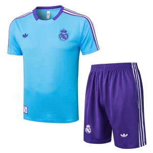 Real Madrid 2025 2026 Sky Blue Jersey Shorts Set