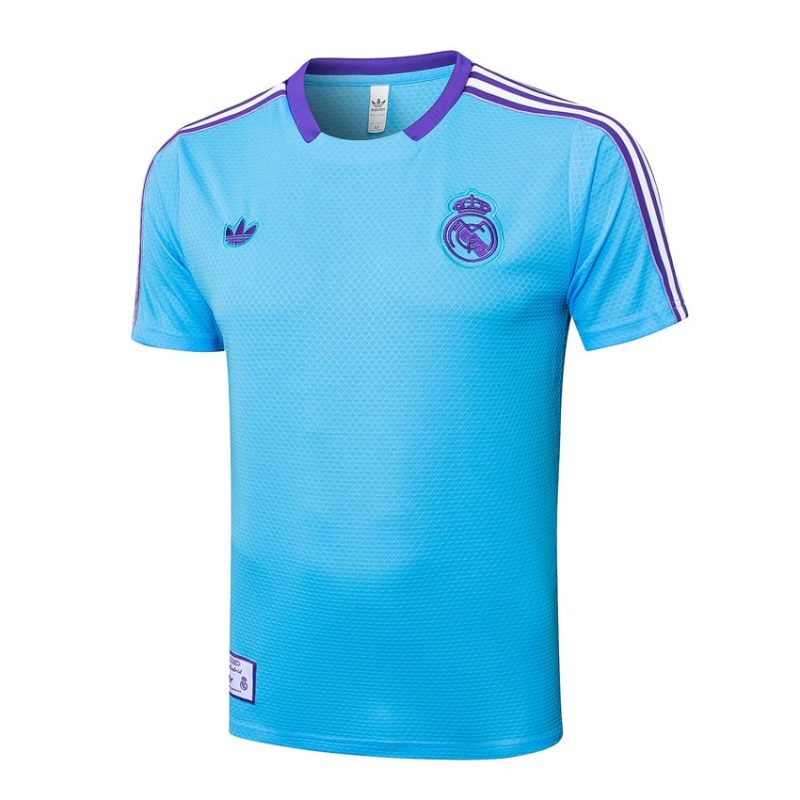 Ensemble Maillot Short Real Madrid 2025 2026 Bleu Ciel (3) Ensemble Maillot Short Real Madrid 2025 2026 Bleu Ciel