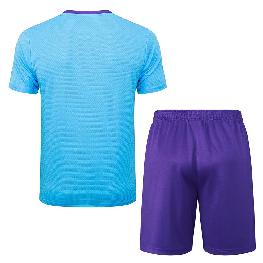 Ensemble Maillot Short Real Madrid 2025 2026 Bleu Ciel