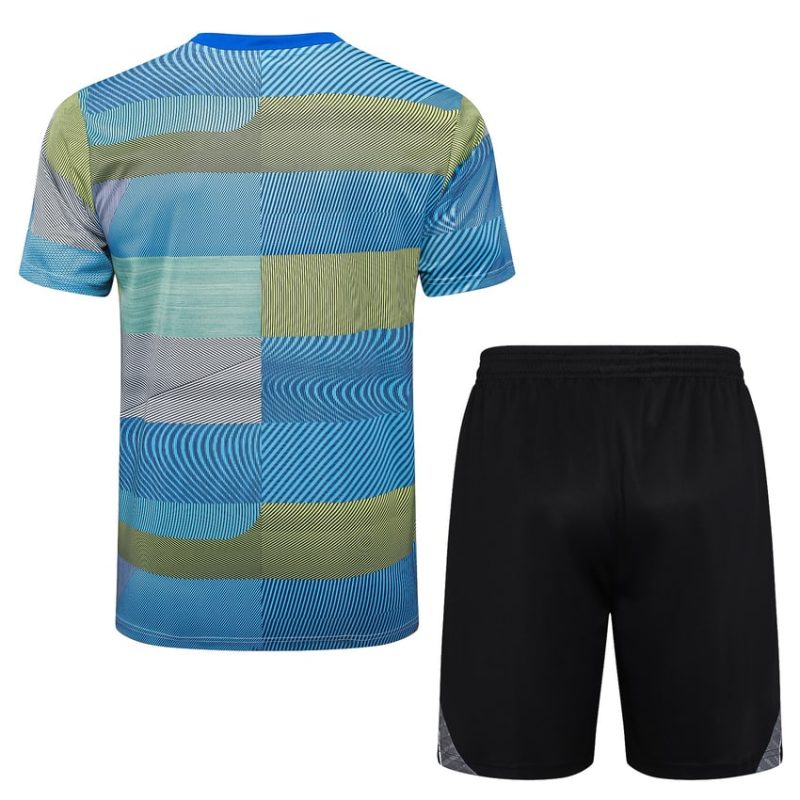 Ensemble Maillot Short Real Madrid 2025 2026 Bleu Jaune (2) Ensemble Maillot Short Real Madrid 2025 2026 Bleu Vert