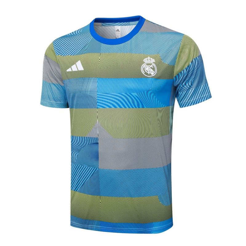 Ensemble Maillot Short Real Madrid 2025 2026 Bleu Jaune (3) Ensemble Maillot Short Real Madrid 2025 2026 Bleu Vert