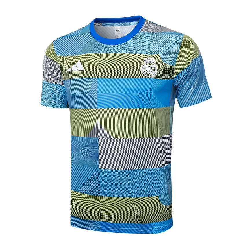 Ensemble Maillot Short Real Madrid 2025 2026 Bleu Vert