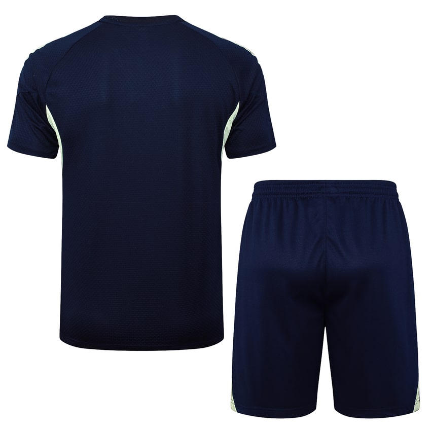 Ensemble Maillot Short Real Madrid 2025 2026 Bleu Sombre