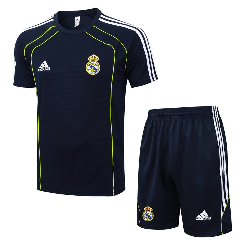 Ensemble Maillot Short Real Madrid 2025 2026 Noir Nuit