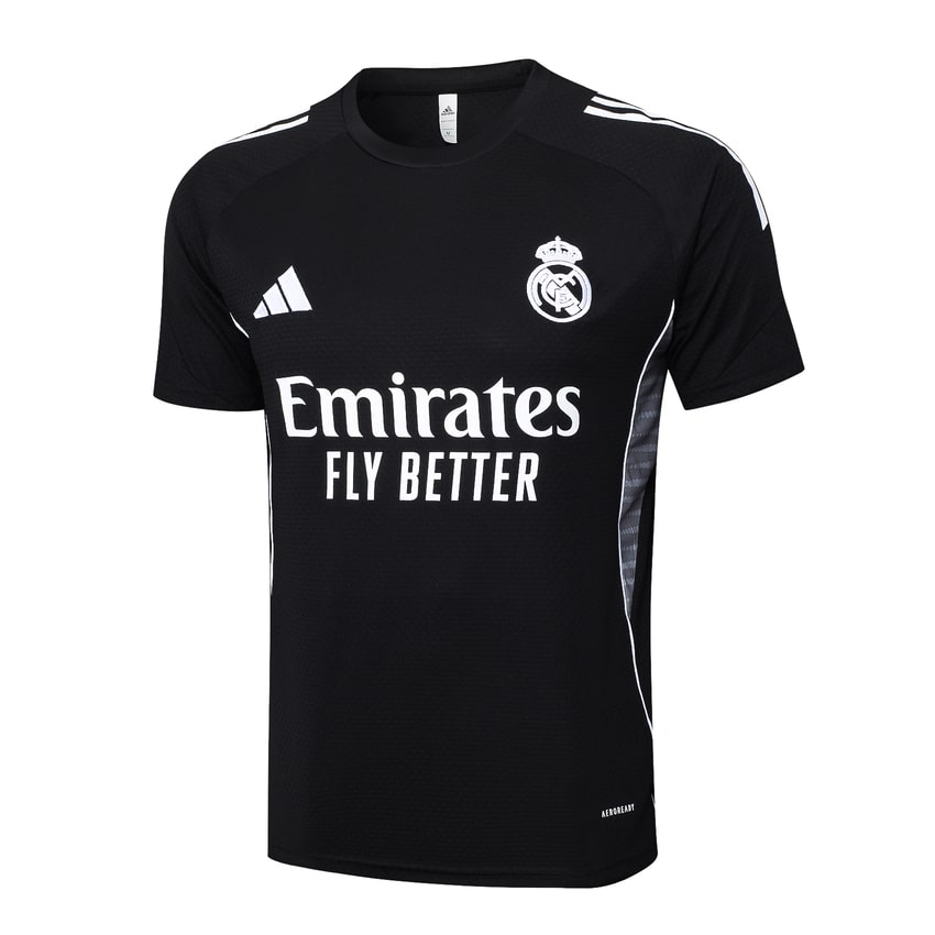 Ensemble Maillot Short Real Madrid 2025 2026 Noir Sombre