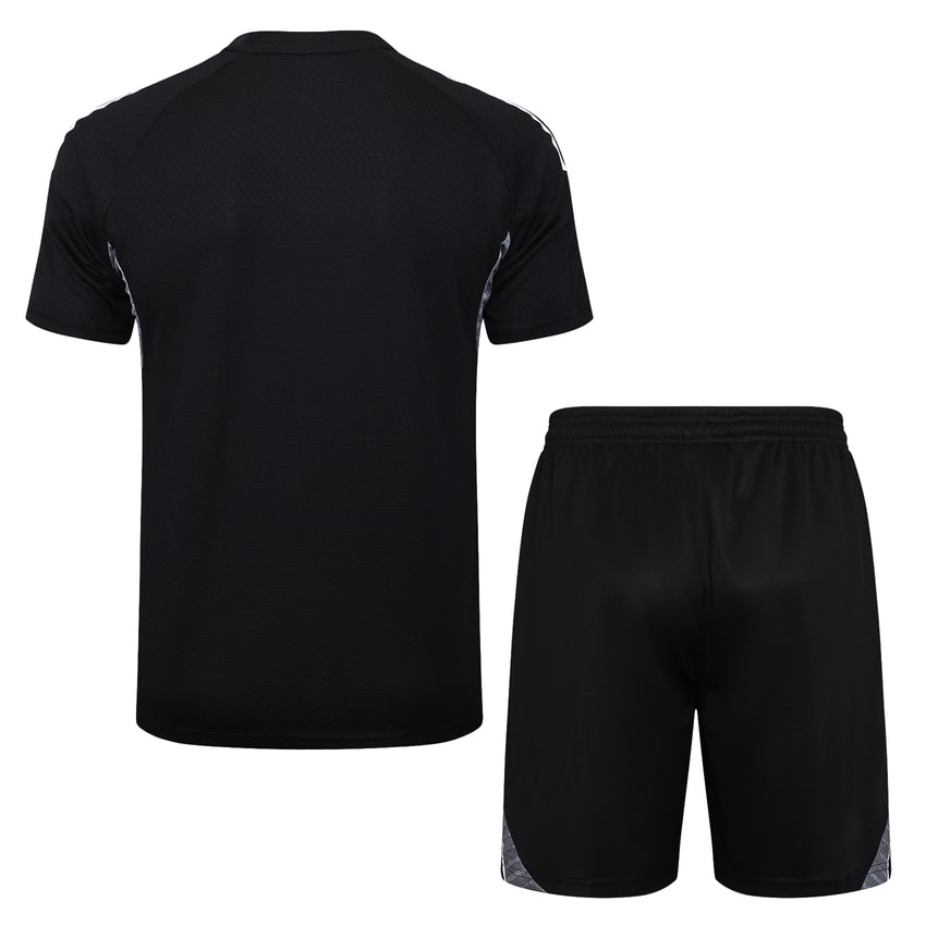 Ensemble Maillot Short Real Madrid 2025 2026 Noir Sombre