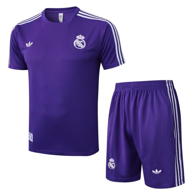 Ensemble Maillot Short Real Madrid 2025 2026 Violet